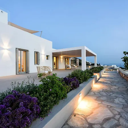 Stunning New With Great Pool Area, Magnificent Panoramic Sea View - Paros * Alikí