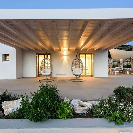 Villa Stunning New With Great Pool Area, Magnificent Panoramic Sea View - Paros *