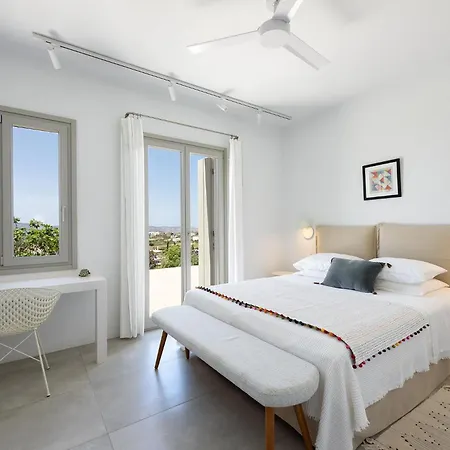 Stunning New With Great Pool Area, Magnificent Panoramic Sea View - Paros *