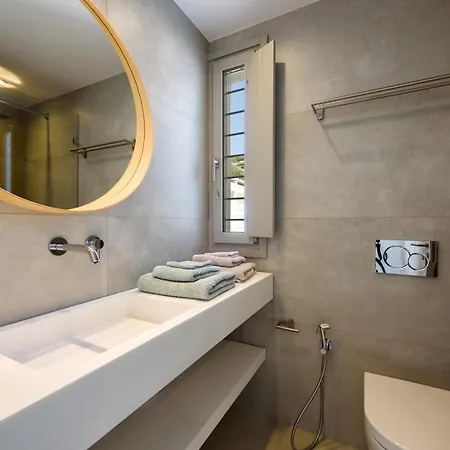 Stunning New With Great Pool Area, Magnificent Panoramic Sea View - Paros Villa *