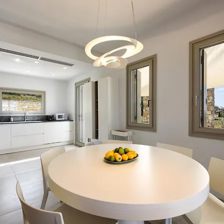 Stunning New With Great Pool Area, Magnificent Panoramic Sea View - Paros Villa