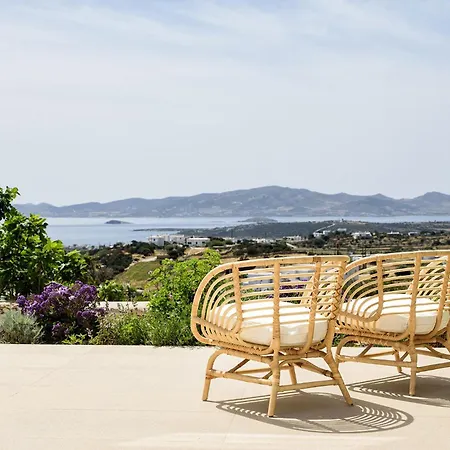 Stunning New With Great Pool Area, Magnificent Panoramic Sea View - Paros Villa