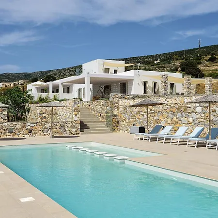 Stunning New With Great Pool Area, Magnificent Panoramic Sea View - Paros *