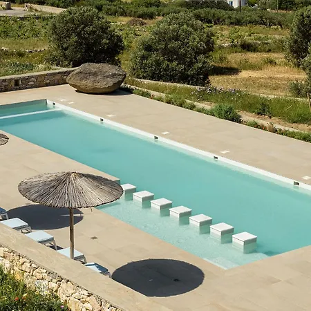 Stunning New With Great Pool Area, Magnificent Panoramic Sea View - Paros Villa *