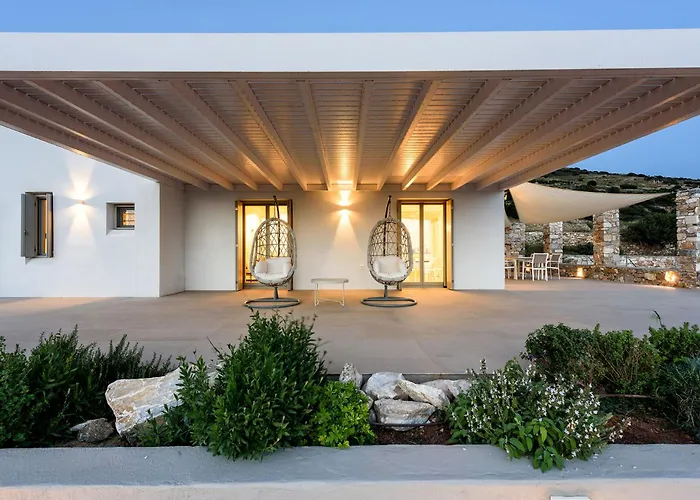 Villa Stunning New With Great Pool Area, Magnificent Panoramic Sea View - Paros *