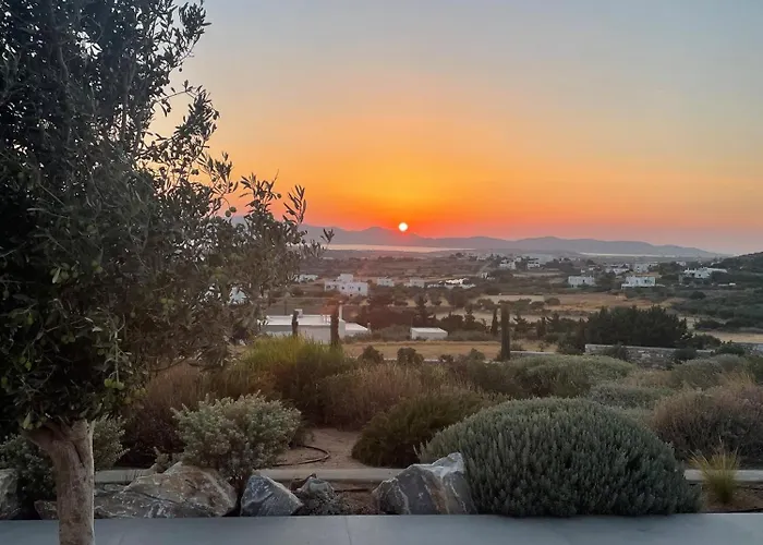 Stunning New With Great Pool Area, Magnificent Panoramic Sea View - Paros Villa *