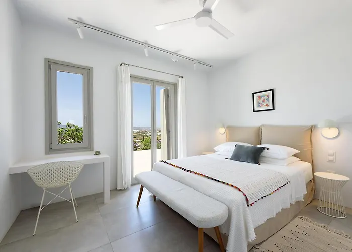 Stunning New With Great Pool Area, Magnificent Panoramic Sea View - Paros *