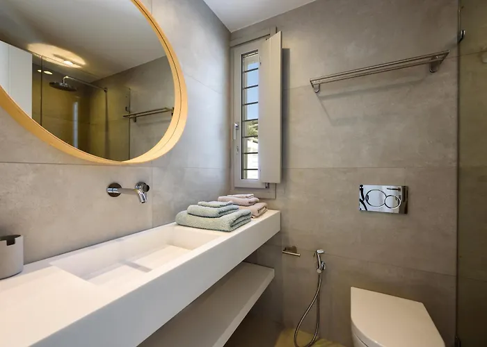 Stunning New With Great Pool Area, Magnificent Panoramic Sea View - Paros Villa *