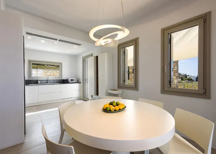 Stunning New With Great Pool Area, Magnificent Panoramic Sea View - Paros וילה